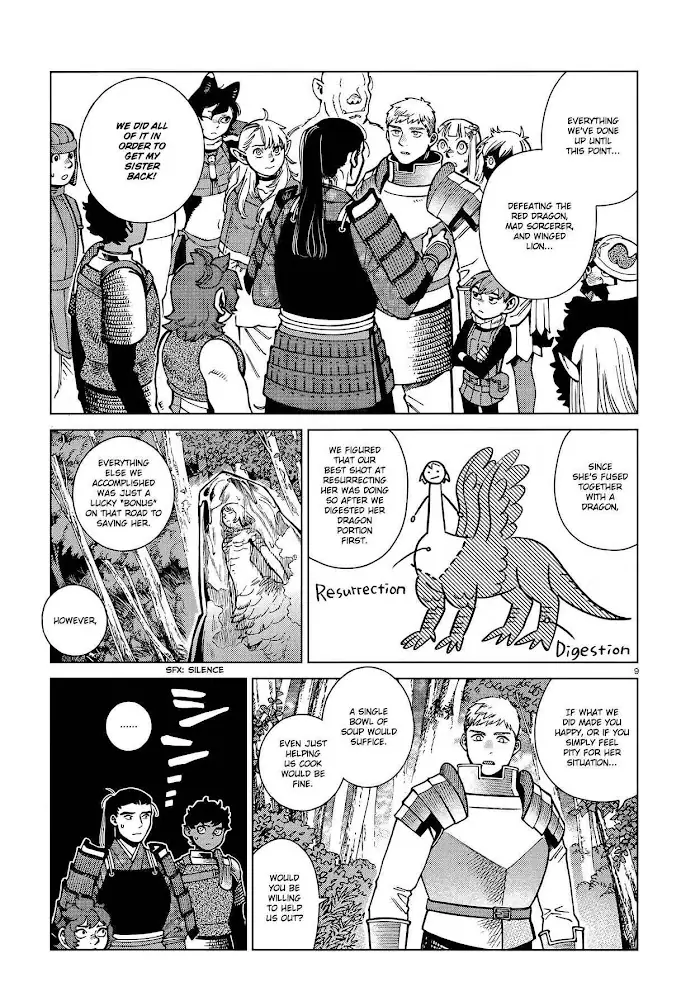Delicious in Dungeon Chapter 93 image 09_optimized